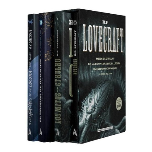 Mejores Títulos H. P. Lovecraft + Notebook / 4 Vols. / Pd. (Estuche): No, de Lovecraft, Howard Phillips. Serie No Editorial Alma, edición no en español