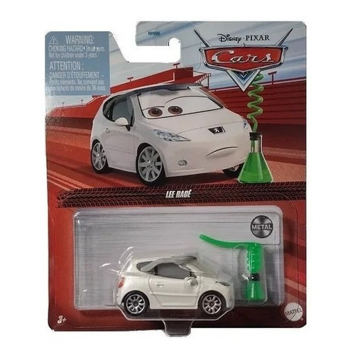 Cars Auto Metal - Lee Race - Mattel Premium Color Blanco