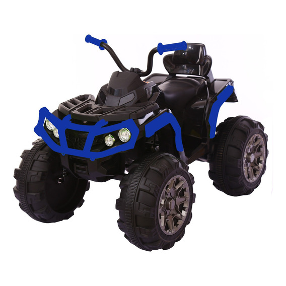 Cuatrimoto A Batería Bebesit Newquad - Azul