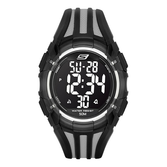 Reloj Para Hombre Skechers Two Tone Digi Sr1006 Negro