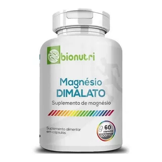 Magnésio Dimalato - (60 Capsulas) - Bionutri