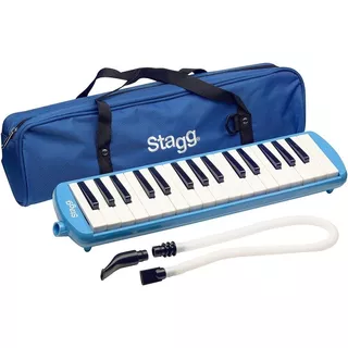 Melódica Piano Stagg De 32 Notas + Estuche - Azul Melosta32