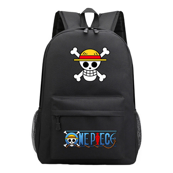 Mochila De 3 Piezas Con Diseño De Calavera De Anime Luffy