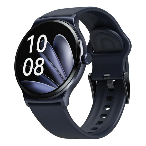 Haylou Solar Lite Smartwatch, 1,38’’ Gran Pantalla a Color, Bisel Circular Metálico, Bluetooth 5,3, Ip68, Control Táctil y Botón Lateral, Azul Oscuro
