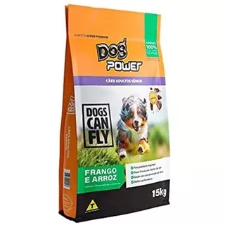 Ração Dog Power Frango E Arroz Para Cães Sênior 7+ 15kg.