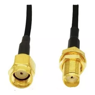 Cable Pigtail Wifi Sma R-p Macho A Sma Hembra Rg174 50 Ohms