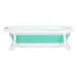 Bañito Plegable Con Termómetro Digital Y Colchón Baby Splash Color Verde Menta