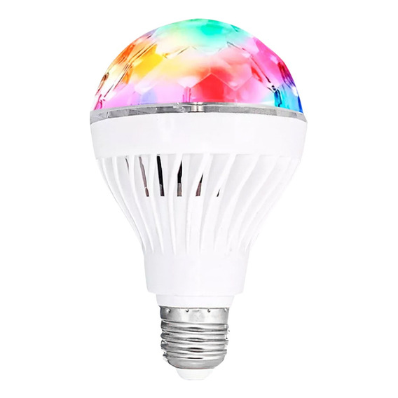 Lampara Disco E27 Con Movimiento Rgb Bola Colores Fiesta Ax®