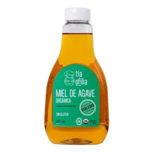 Miel De Agave Organica Sin Gluten 100% Pura 600g Endulzante