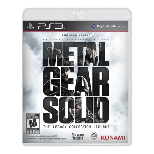 Metal Gear Solid: The Legacy Collection  Metal Gear Solid Standard Edition Konami PS3 Físico