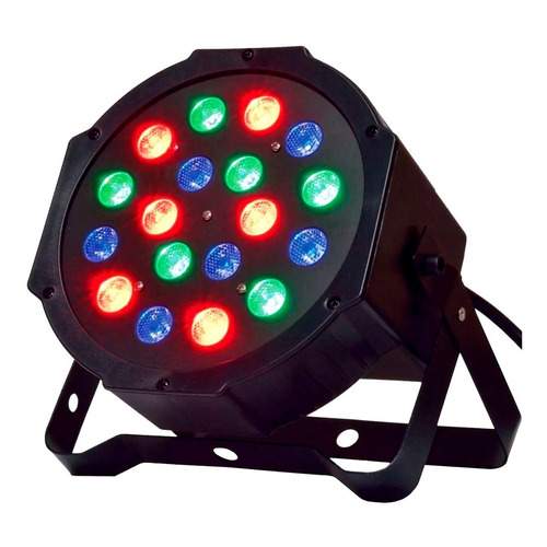 Luz Proton Par 18 Led Alta Luminosidad Rgb Audioritmico Dmx 220V