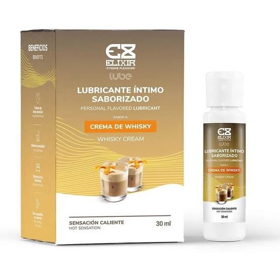 Gel Lubricante Intimo Sensacion Caliente Saborizado Oral