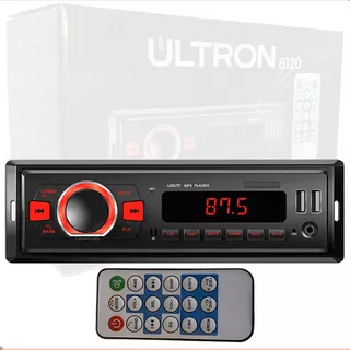 Radio Automotivo Mp3 Ultron 8120 Bluetooth Usb