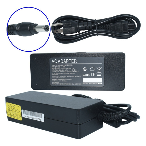 Cargador Adaptador Acer Toshiba Asus Adp-90 19v 4.74a 90w