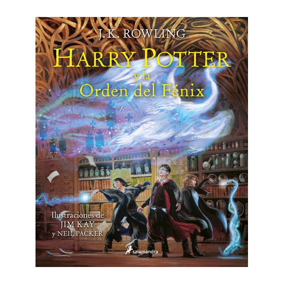 Harry Potter Edición Ilustrada 5: Y La Orden Del Fénix, De J. K. Rowling. Serie Harry Potter, Vol. 5.0. Editorial Salamandra, Tapa Dura, Edición 1.0 En Español, 2023