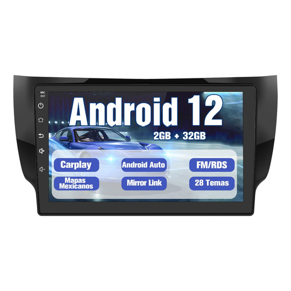 Auto Estéreo Pantalla Para Nissan Sentra B17 2013-2019 Gps