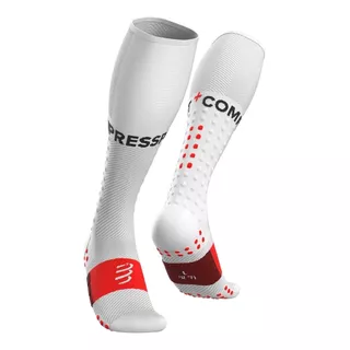 Meia Compressport Full Socks Run V3.0 - Branca