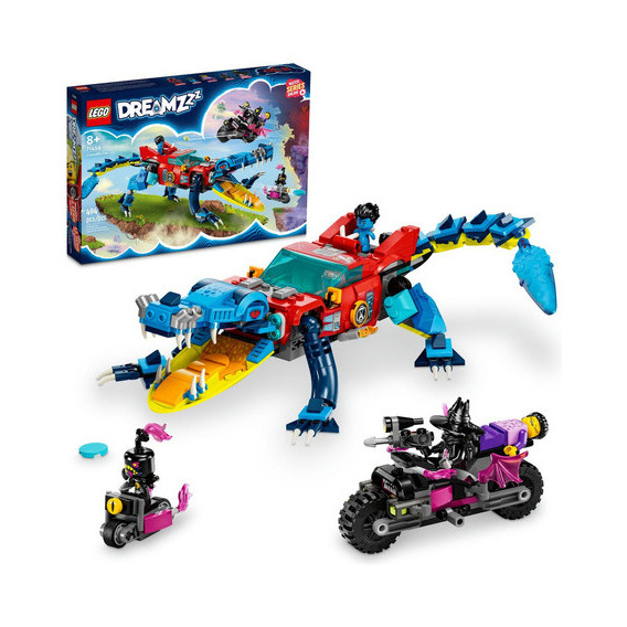 Kit Lego Dreamzzz 71458 Auto-cocodrilo 494 Pz