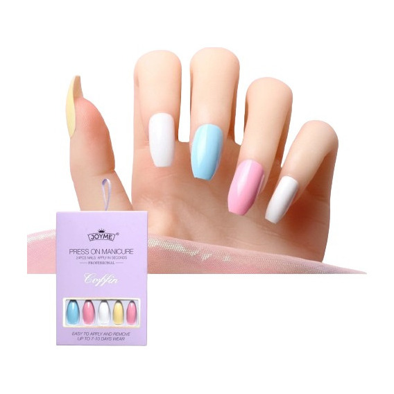 Uñas Postiza Joyme (24 Uni) + Caja (12 Uni) 