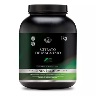 Citrato De Magnesio Zeo Sport 1 Kilo En Polvo Línea Premium