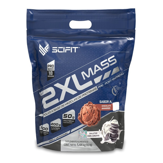 Scifit | 2xl Mass Ganador De Peso 12 Lb | 18 Servicios