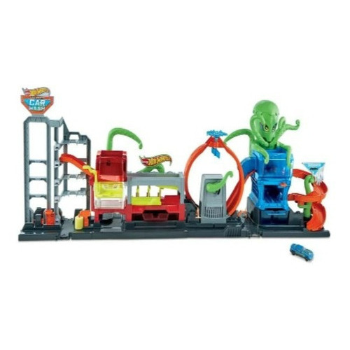 Hot Wheels City Autolavado Ataque Extremo Color Multicolor