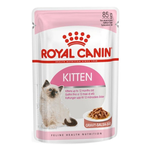 Alimento Royal Canin Feline Health Nutrition Kitten Instinctive para gato de temprana edad sabor mix en sobre de 85g