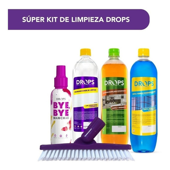 Super Kit De Limpieza Drops