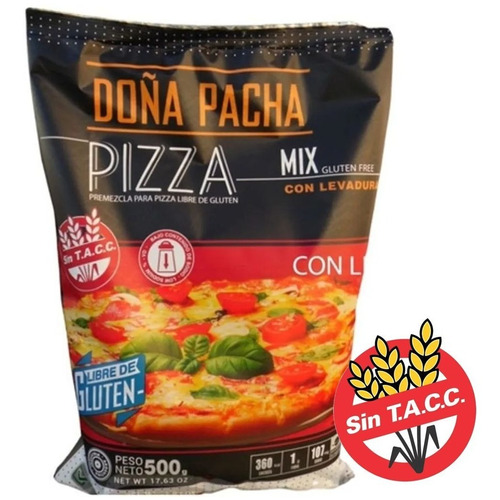 Premezcla Para Pizza Doña Pacha Sin Tacc Libre Gluten 500gr