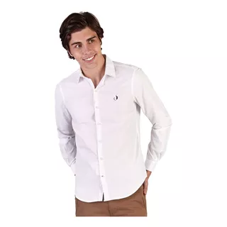 Camisa Fit Slim Blanco Hombre - Polo Club