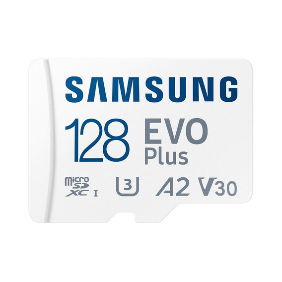 Micro Sd Xc Samsung Evo Plus 128gb A2 Uhs-1 U3 C10 130 Mb/s