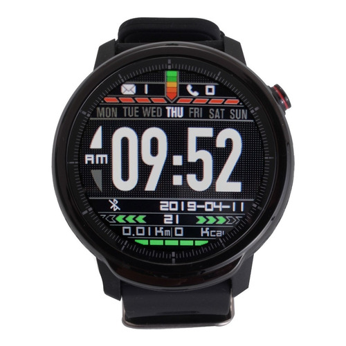 Smartwatch Resistente Al Agua Mobo Strong Sumergible Ip68 Color de la caja Negro