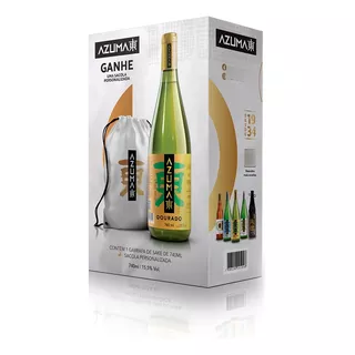 Saquê Azuma Dourado Sake Seco 740ml + Bolsa Personalizada