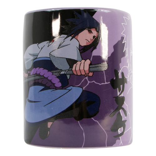 Taza Coleccionable Kunai Naruto Jumbo Geek Industry 460 Ml Color Morado Sasuke Uchiha