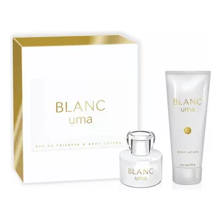 Pack Uma Blanc Estuche Perfume Edt 50ml + Body Lotion Regalo