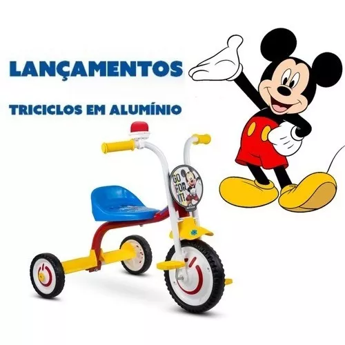 Triciclo Infantil Nathor Motoca Disney Mickey