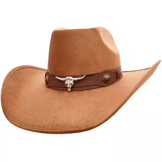 Sombrero Unisex Vaquero Texana 8 Segundos Gamuza Taurina 134