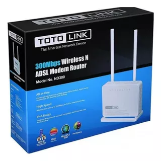 Modem Router Inalambrico Mercusys Internet Wifi 300mbps Adsl