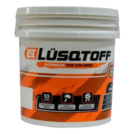 Pintura Látex Blanco Interior Profesional 10 Lt Lüsqtoff