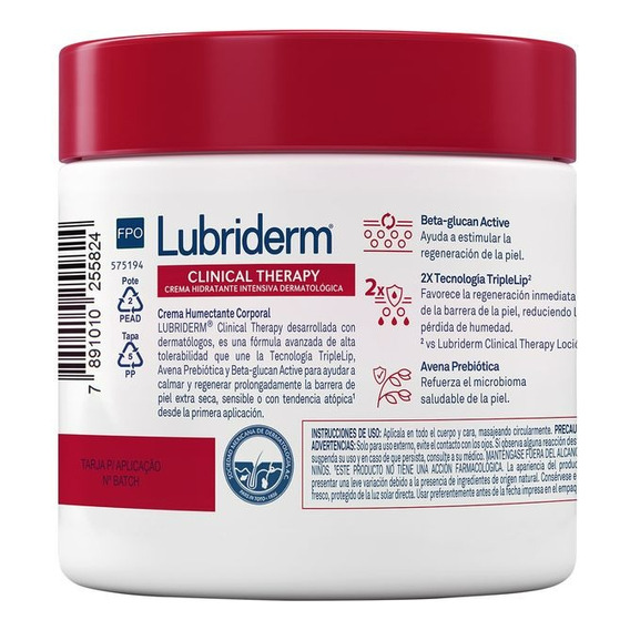  Crema Corporal Lubriderm Clinical Therapy 450 ml