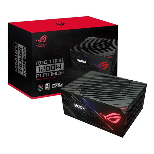 Fuente Asus Rog Thor 1200w 80plus Platinum Rgb Full Modular