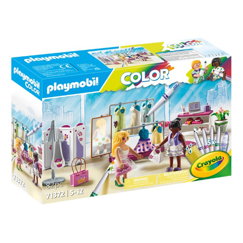 Figura Armable Playmobil Color Backstage 82 Piezas 3+