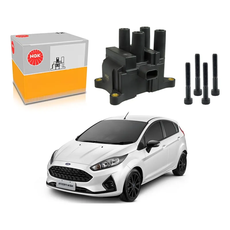 Bobina Ignição Ngk Fiesta 1.6 16v 2018 A 2021