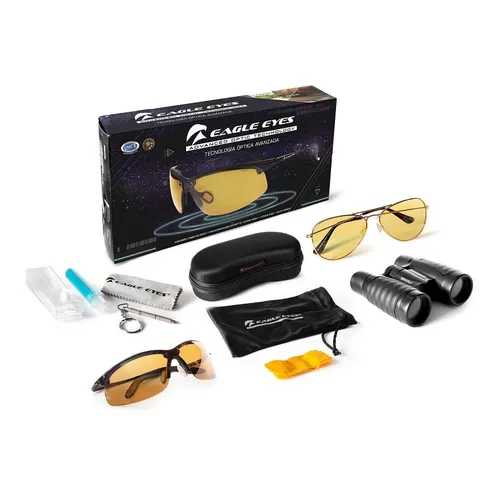 Lentes Eagle Eyes Panorama Kit De Lujo Lentes Sol Polarizado Color
