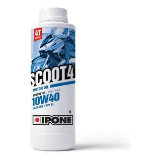 Lubricante Ipone Scoot 4 10w40 Synthetic Fuel Eco 1l