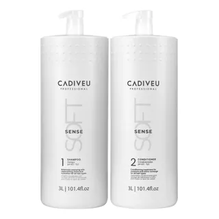 Cadiveu Kit Soft Sense Shampoo + Condicionador - 2x3litros 