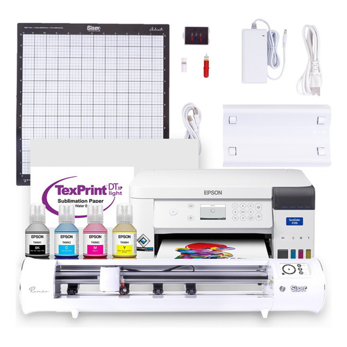 Combo Plotter De Corte Siser Romeo Epson F170 Sublimacion