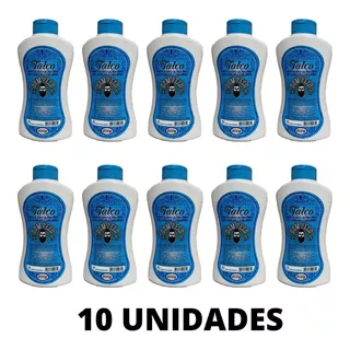 10 Unidades Talco Dom Pelo Mentolado Barbearia Salão