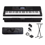 Teclado Casio Ct-x700 Sensitivo + Funda Soporte Pedal Cuot