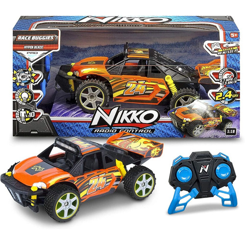 Auto Radio Control Turbo Panther Nikko Race Buggies 10042 Color Negro